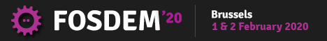FOSDEM 2020 banner